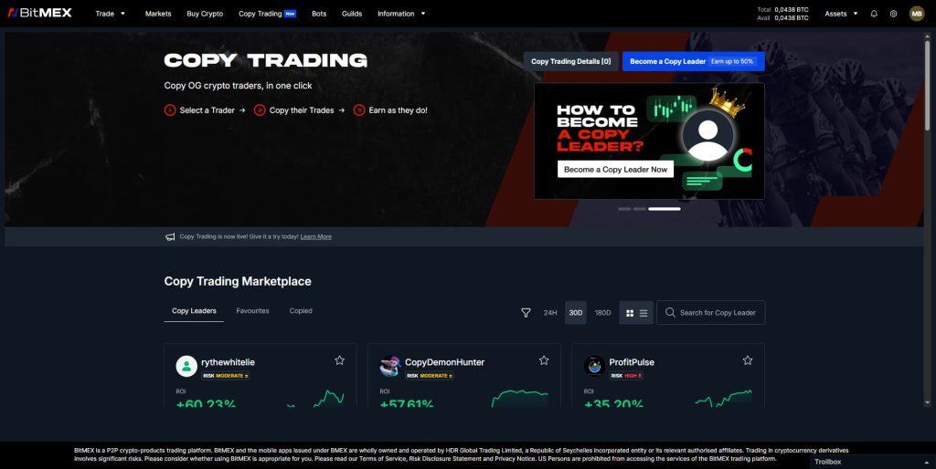 bitmex copy trading